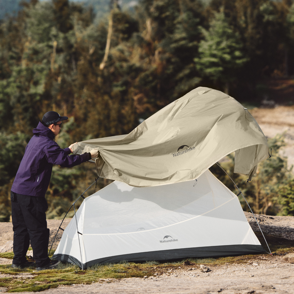 Палатка Naturehike Cloud Up Pro Si 3-местная, алюминиевый каркас