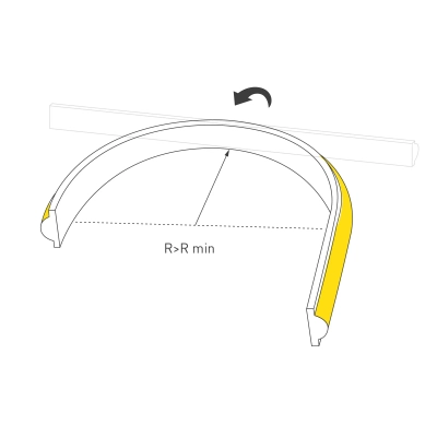 Лента герметичная MOONLIGHT-TOP-X544-10x5mm 24V Warm2700 (10 W/m, IP65, 5m, wire x1) (Arlight, Вывод прямой, 3 года)
