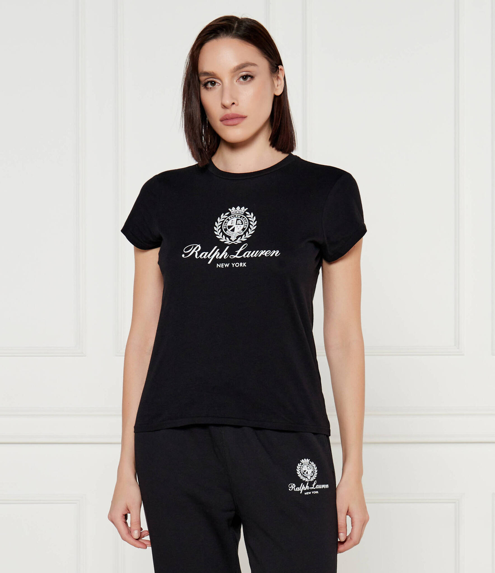 Футболка Print Shop POLO RALPH LAUREN - черный(211952901)
