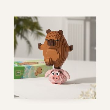 Конструктор "Happy Capybara" на свинке №M3152
