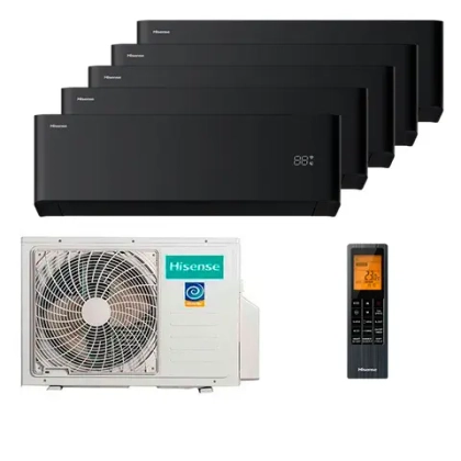 Мульти сплит-система Hisense на 5 комнаты (25+25+25+25+25 кв.м.) VIBE PRO CARBON