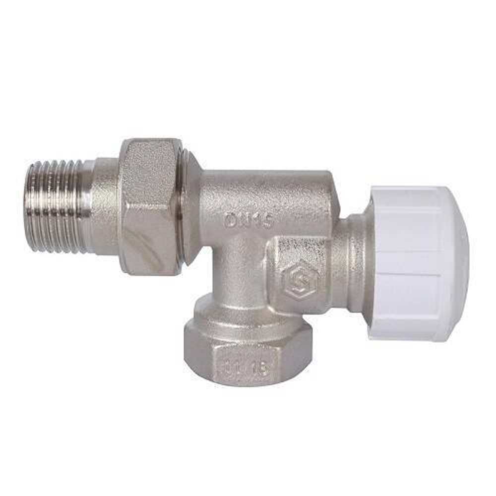 Клапан термостатический осевой STOUT - 1/2" x 1/2" (ВР/НР-американка, PN10, Tmax 110°C)