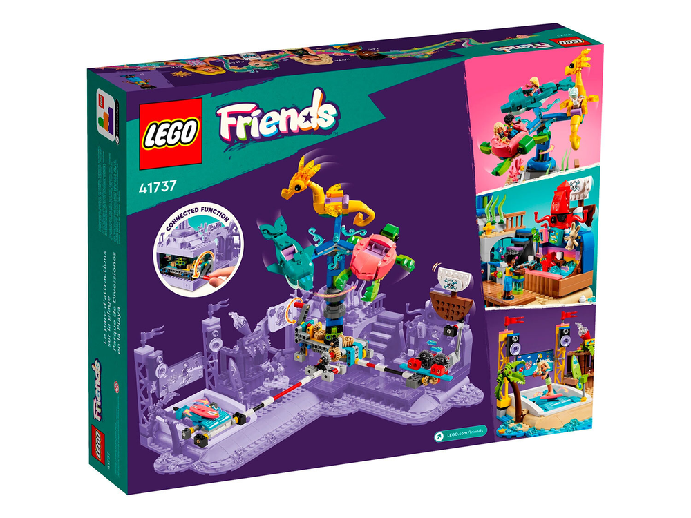 Конструктор Лего Френдс Пляжный парк развлечений | LEGO Friends Beach Amusement Park 41737 1348 деталей (12+)