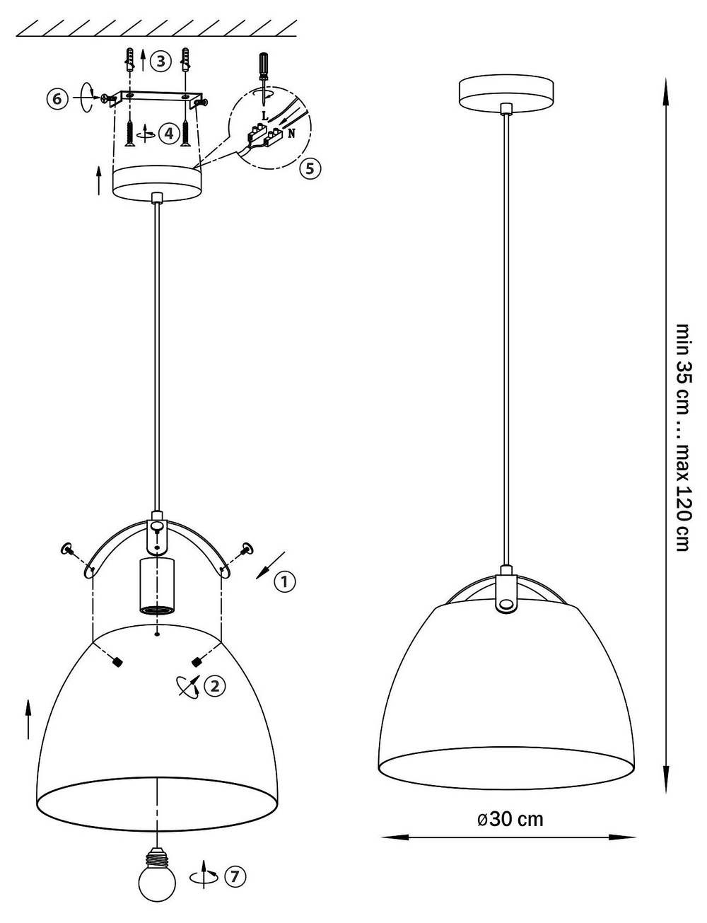 Подвесной светильник Lightstar Loft 765047