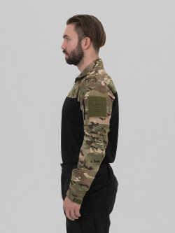 ФУТБОЛКА REMINGTON TACTICAL FROG LONG SLEEVE ZIPPER COLLAR CP