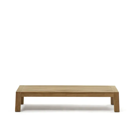 Уличный журнальный столик Forcanera из массива тика 150x71 см