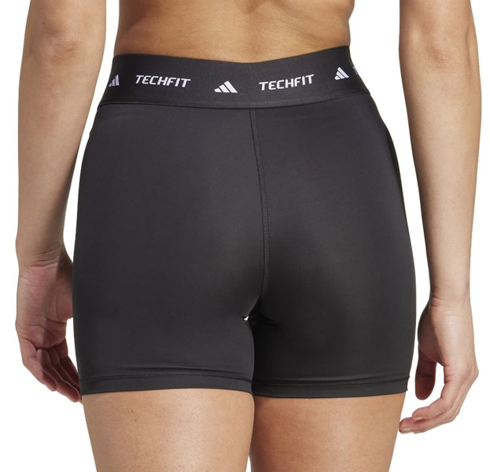 Женские теннисные шорты Adidas Techfit 4" - black