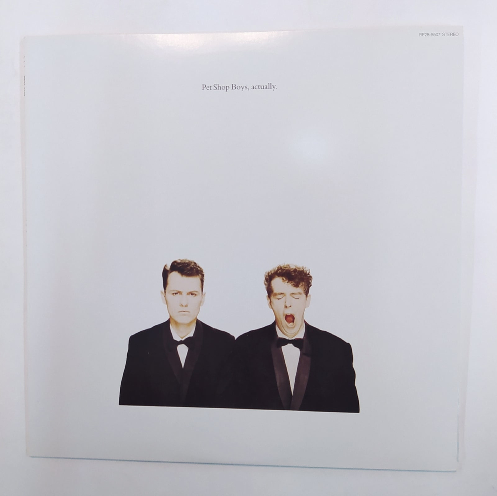 Pet Shop Boys Actually (Japan 1987)