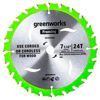 Диск пильный 184х20х1,75/1,13х24Т Greenworks 2943407