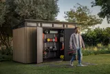 Keter Комплект для хранения: сарай "Pent 11x7" + шкаф "Horizontal Shed" 2020л (коричневый) — фото 4
