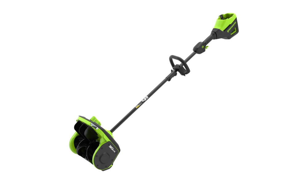 Снегоуборщик аккумуляторный Greenworks GD60SS2, Арт. 2603207UG, 60V, 30 см, с регулируемым направлением выброса, бесщеточный, АКБ 5Ач и ЗУ