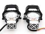 Aozoom BiLed+Laser AAPD 17L с лазером (прямоугольные) 61W/77W, 12V, 6 Поколение, 3.0 дюйма (комплект, 2шт)
