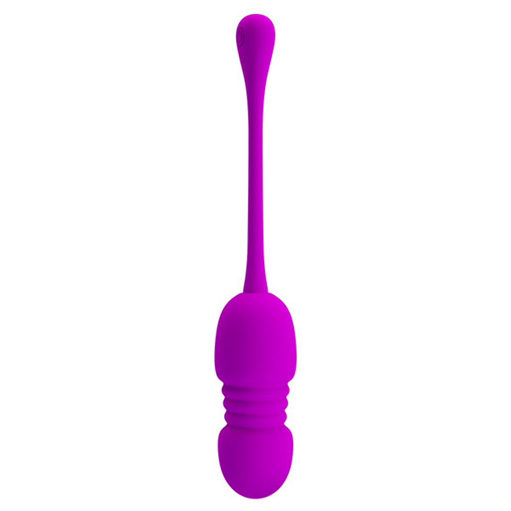 Лиловое виброяйцо с поступательными движениями Pretty Love Egg Vibrator Callieri Purple BI-014892