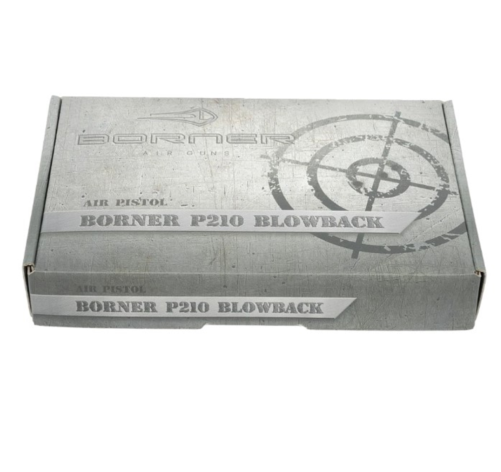 Пистолет пневматический BORNER P210S (blowback), кал. 4,5 мм