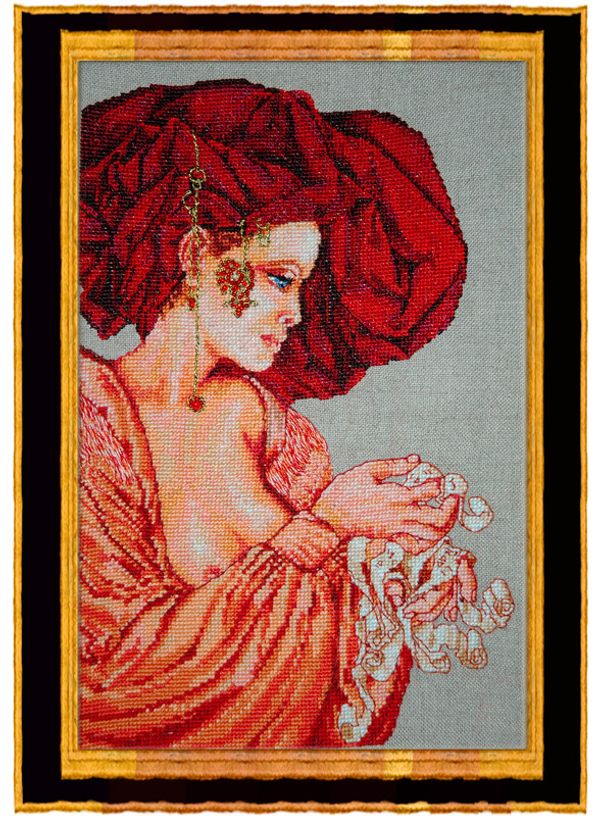 Набор для вышивания нитками Nimue, Archives (Хранилище древностей), 19х23 см