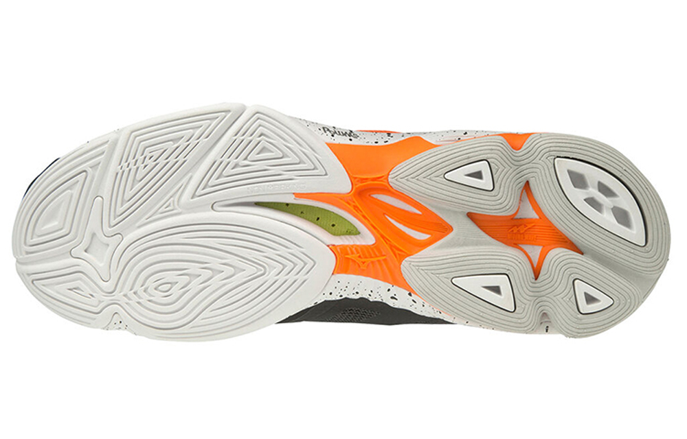Mizuno Wave Lightning Z6 Textile, Synthetic Leather Slip Resistant, Abrasion Resistant, Breathable Mid top