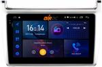 Магнитола для Volkswagen Polo 2009-2020 (черный/серебро) - AIROC 2K RI-3707 Android 12, Быстрая, QLed+2K, CarPlay, SIM-слот