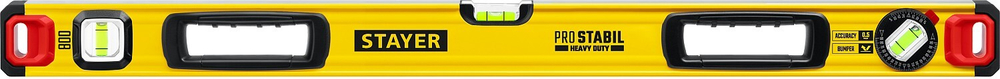 STAYER PRO STABIL, 800 мм, усиленный профиль, уровень с поворотным глазком, Professional (3471-080)