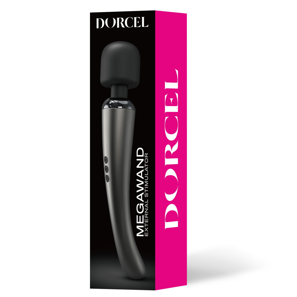 Вибратор Dorcel MEGAWAND SILVER, 20 режимов