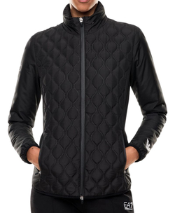 Женская теннисная куртка EA7 Golf Pro Ventus7 Technical Fabric — black beauty