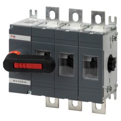 Выключатель-разъединитель ВНК-35-31130 ЭРА PRO mvr20-3-250E 3П 250А с установленной фронтальной рукояткой управления | Электротовары