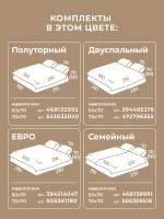 Постельное белье 1,5 спальное хлопок 50х70 Кейси