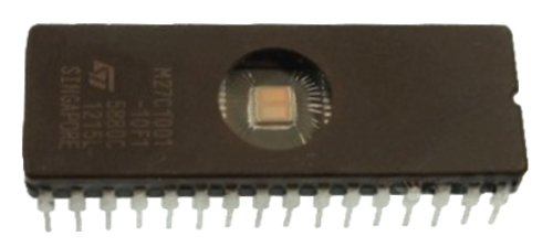 Интегральная микросхема памяти EPROM 27C1001 (корпус CDIP32) ПУСТАЯ ST Microelectronics.