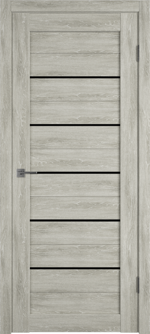 Дверь Atum 5 / Lin Vellum / Black Gloss / Владимирские двери