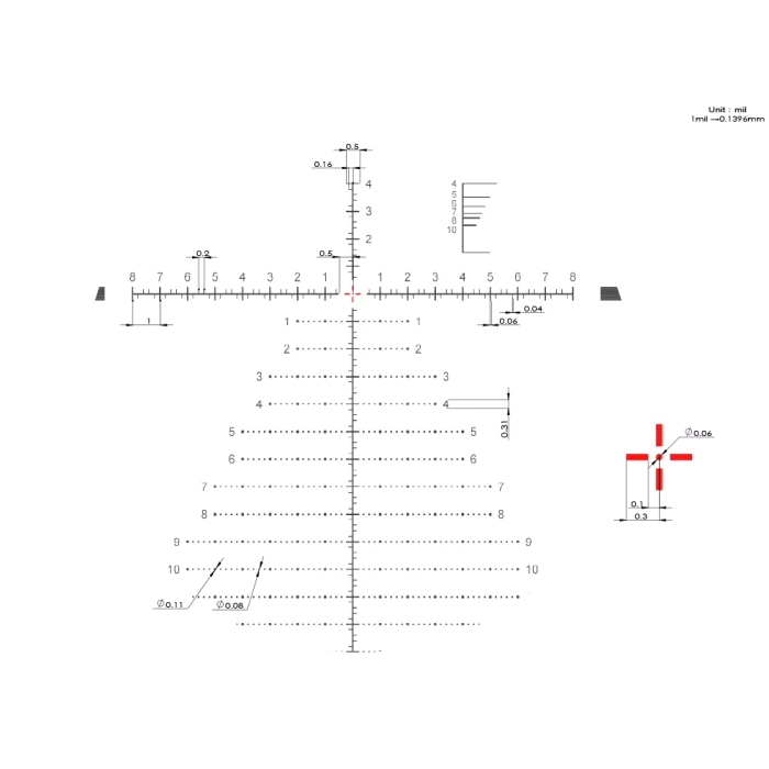 Прицел Mewlite 3-18x50 FFP
