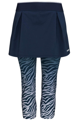 Теннисная юбка Head Dynamic 3/4 Tights Skort W - dark blu/print vision w