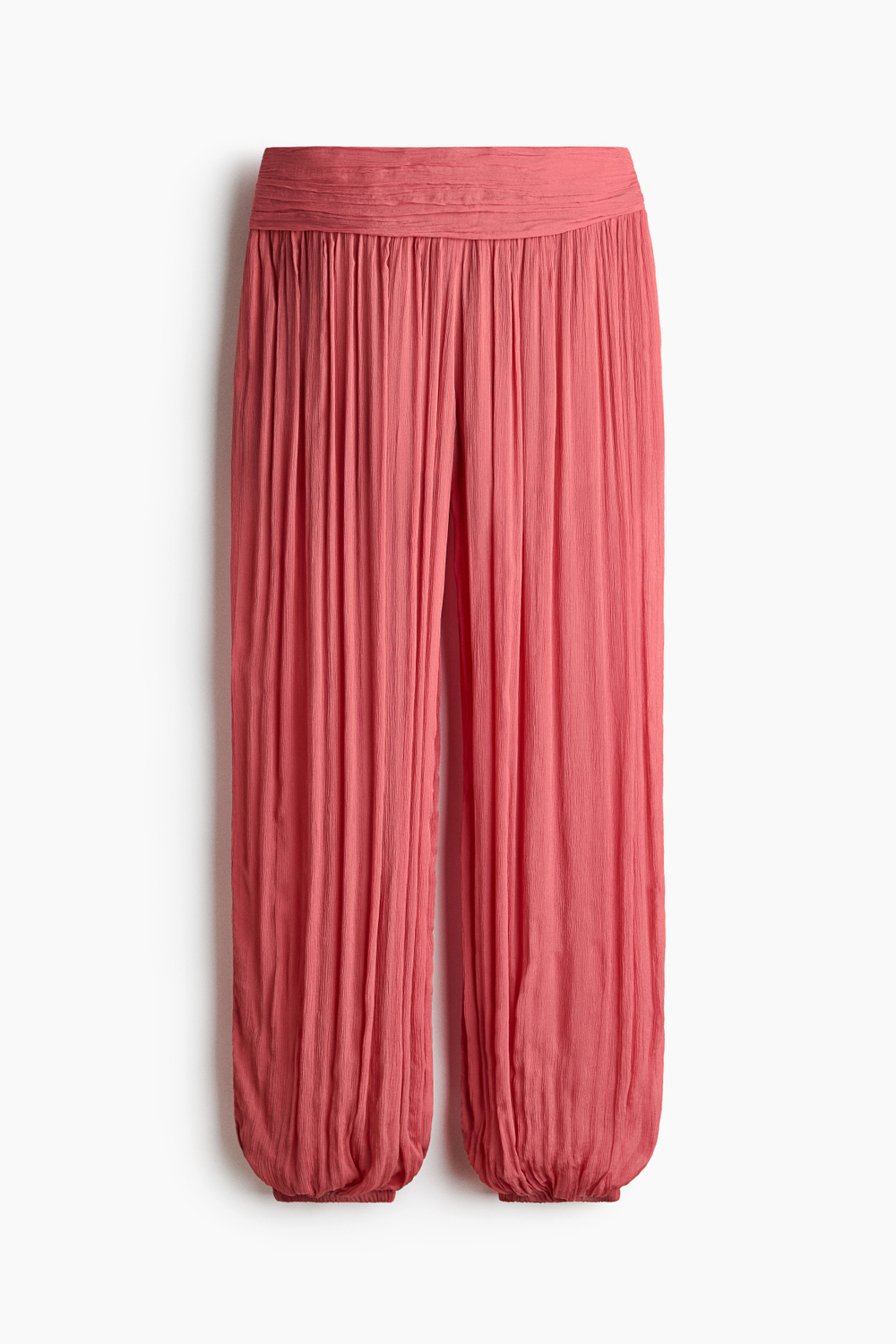 Брюки из жатой вискозы - H&M