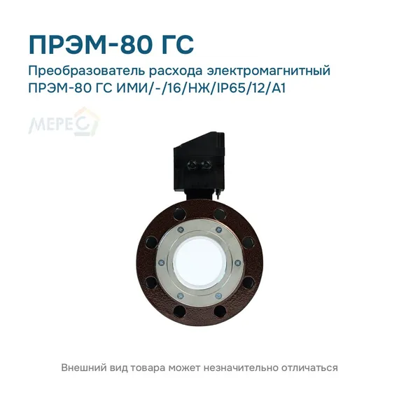 Преобразователь расхода электромагнитный ПРЭМ-80 ГС ИМИ/-/16/НЖ/IP65/12/A1