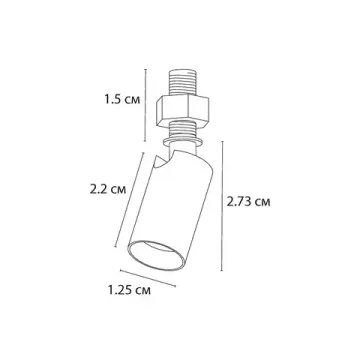 Встраиваемый спот 1W 4000K A6181PL-1BK черный Presto Arte lamp