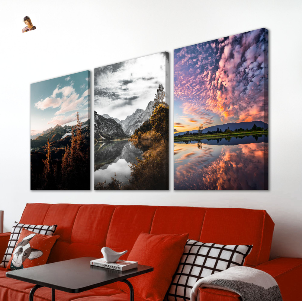 Картина karTTina "Скалистый берег", 150 см х 70 см