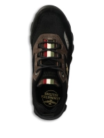 Кроссовки муж. Aeronautica 253 черно-коричневый