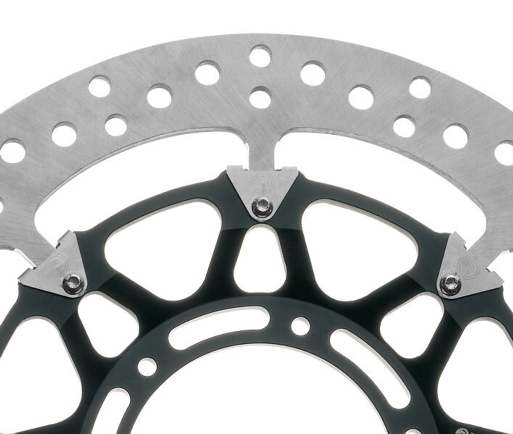208A98528 BREMBO PAIR FLOATING FRONT DISCS SERIE ORO (BRUTALE)