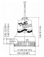 Трюмная помпа "ТМС 2000", 24 В (10235911)
