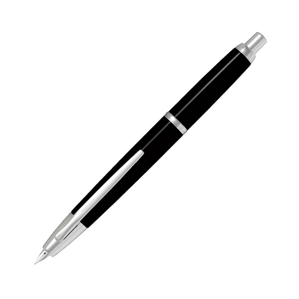 Перьевая ручка Pilot Capless Decimo черный корпус перо F (FCT-15SR-BEF)