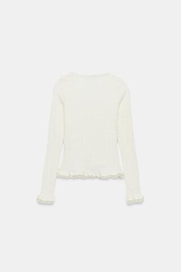ZARA КОМБИНИРОВАННЫЙ КАРДИГАН, ЭКРЮ