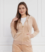 Худи Robertson Classic Velour Zip Trough Hoodie GOLD HW Juicy Couture - бежевый(JCAP176G)