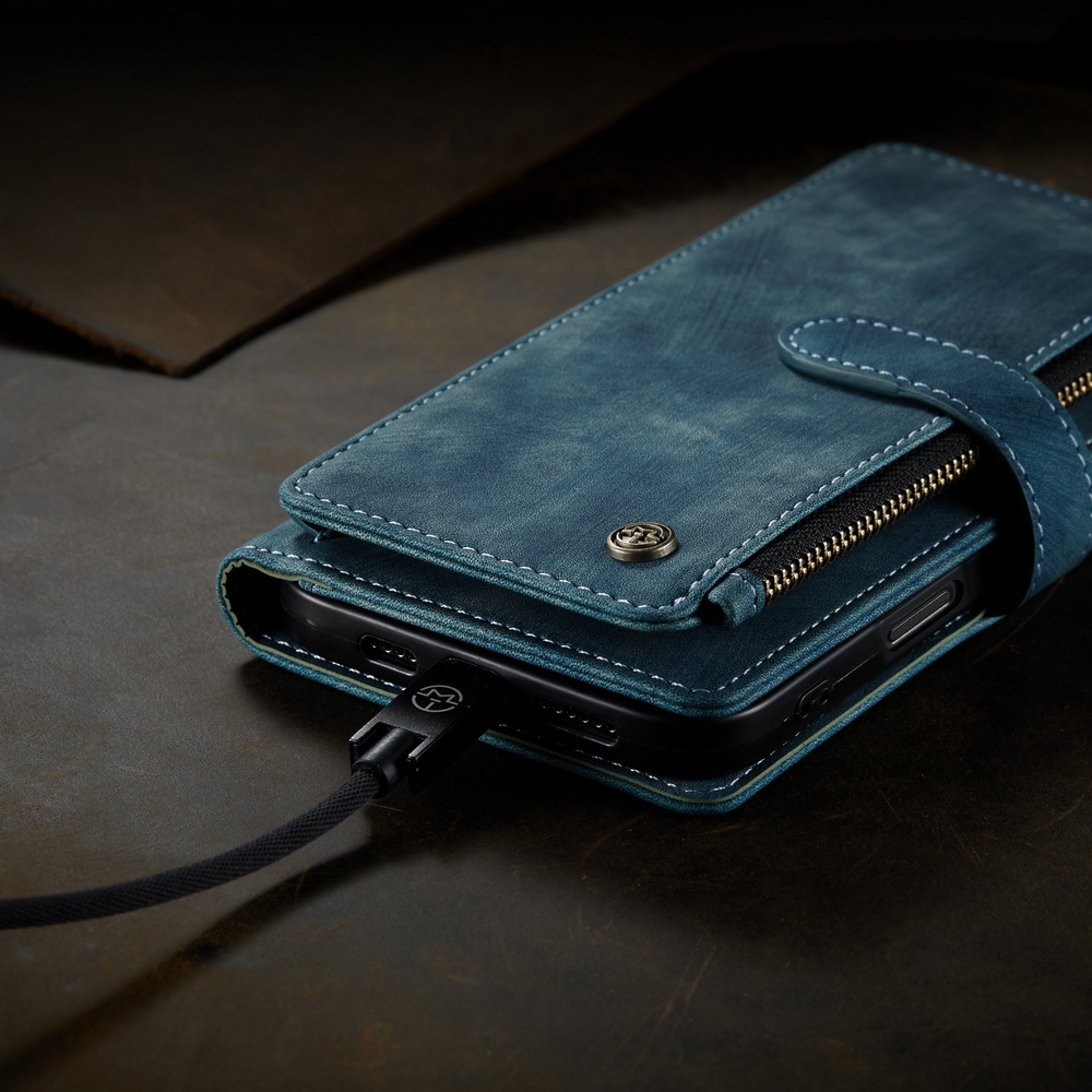 Многофункциональный чехол-кошелек CaseMe 3 in 1 Matte Wallet для iPhone 17