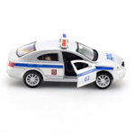 Модель ин. мет. "Skoda Octavia Полиция" 12см, открыв. двери, в коробка (Технопарк)
