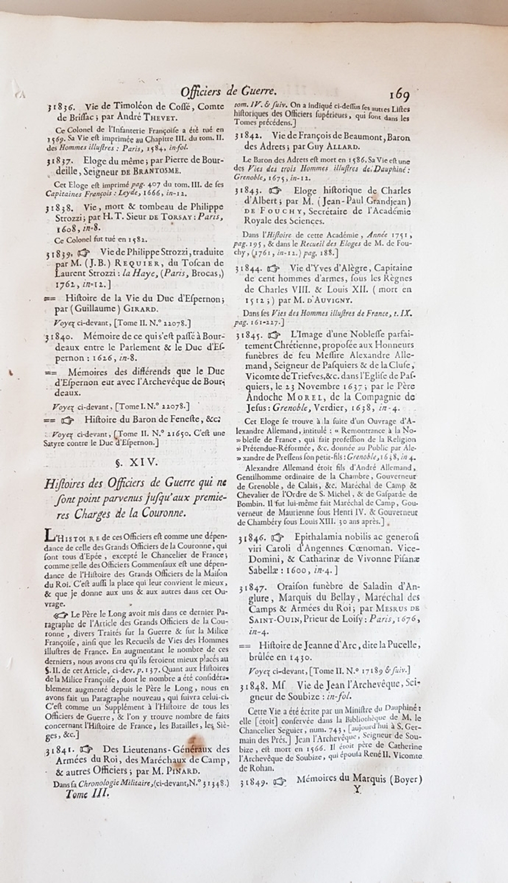 "Bibliothеque historique de la France..." Jacques le Long.  Tome 1, 3, 5.   1768 - 1778 г.г.