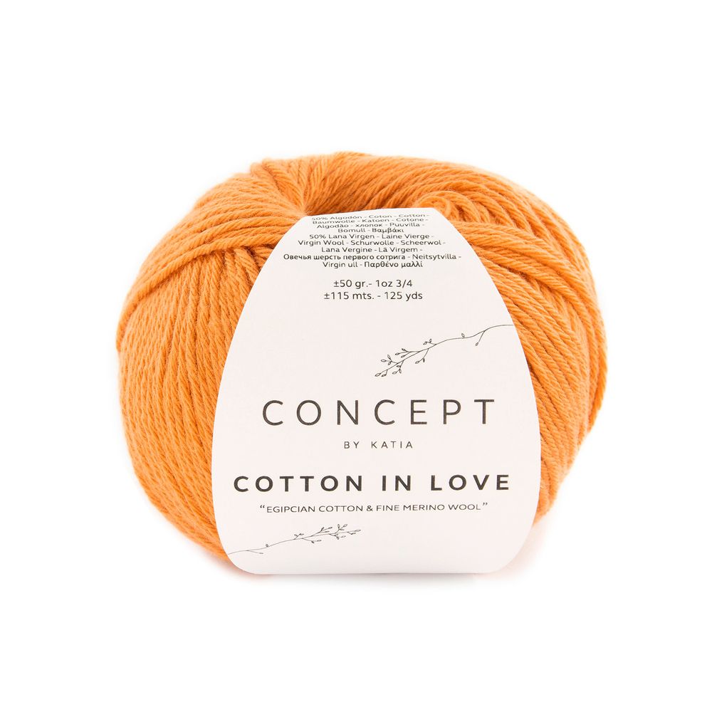 Пряжа Katia (Катя) Cotton in Love / уп.10 мот. по 50 г, 115 м, 2