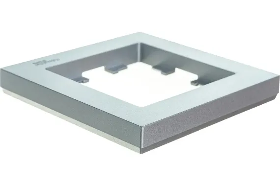 Рамка Systeme Electric ATLASDESIGN 1-постовая алюминий 36443