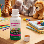 NaturesPlus, Animal Parade®, жидкий мультивитаминный комплекс, со вкусом тропических ягод, 236,56 мл (8 жидк. унций)
