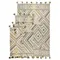 Ковер из хлопка с контрастным узором и кисточками Ethnic 200х300 см