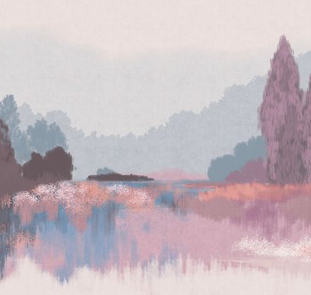 Пейзаж 2 Амурский лес панно