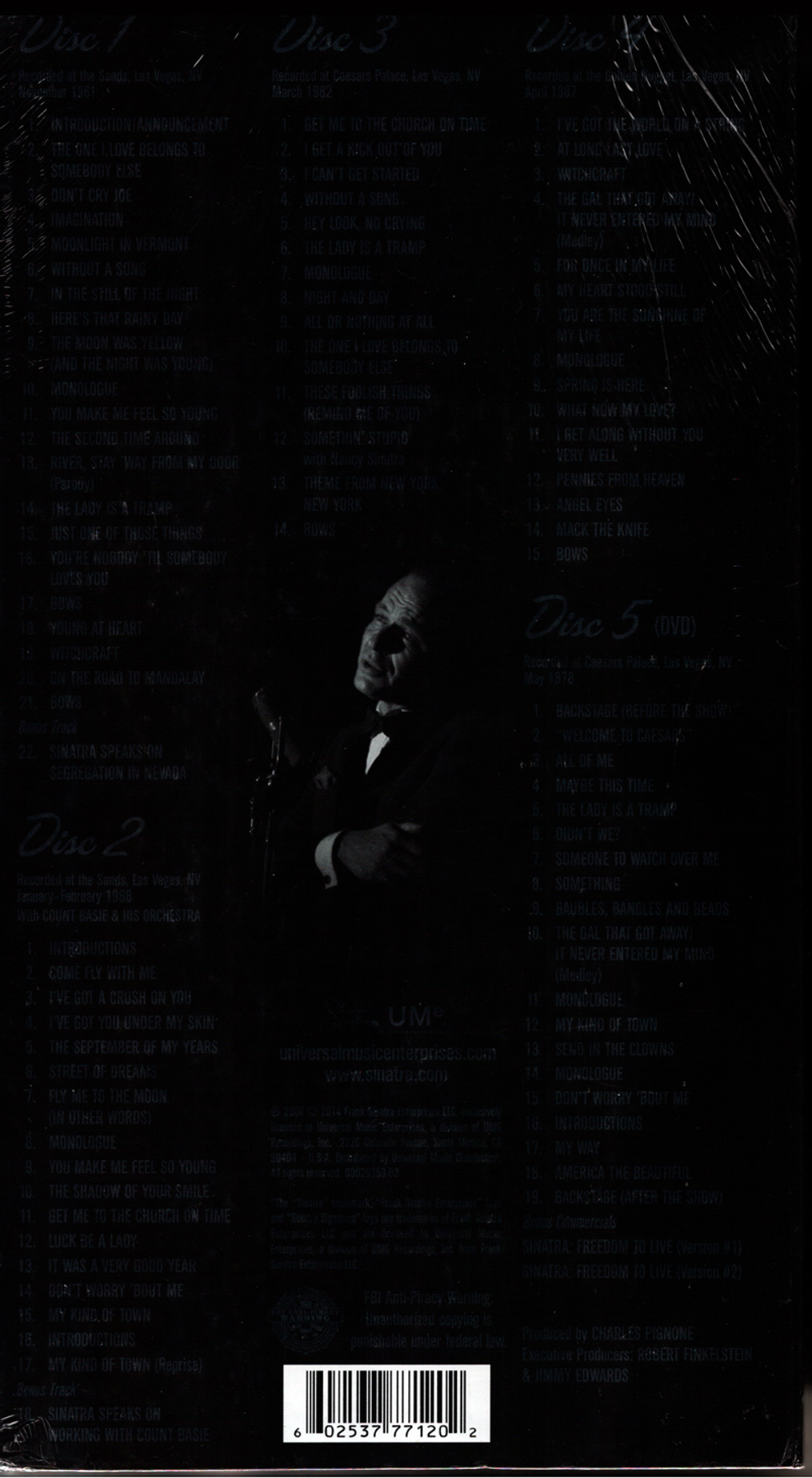 Frank Sinatra / Vegas (4CD+DVD)