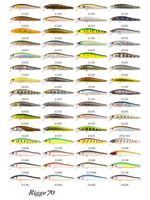 Воблер для рыбалки ZIPBAITS Rigge ZB-R-70SP, 70мм, 5.0гр., заглубление 0.6-1.2м., цвет 100M, суспендер
